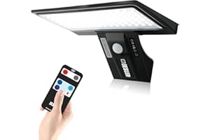 JESLED Luce Solare con 90 LED, Lampada da Esterno con Sensore di Movimento, 4 Modalità di Illuminazione Opzionale, Lampade Impermeabile, per Giardino, 1 Pezzi