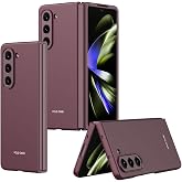 Aksesuarcim Samsung Galaxy Z Fold 5 ile Uyumlu Kılıfı Mat Pastel Renkli Parmak İzi Bırakmayan İnce Sert Silikon Kapak Kıpta K