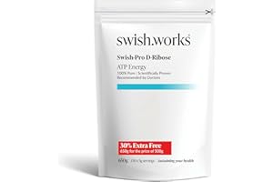 Muscleform D- Ribose ATP Fuel 100% Pure Powder - 30% Extra Free - 650g re-sealable Pouch for The Price of 500g | Free Express Delivery