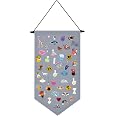 5 Pack Canvas Banner Jewelry Organizer - Blank Wall Hanging For Brooches, Pins & Jewelry | DIY Display Board - View #6