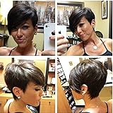 pelucas de cabello natural 4. Peluca de pelo básica, fácil de dar forma y perm en una variedad de formas.