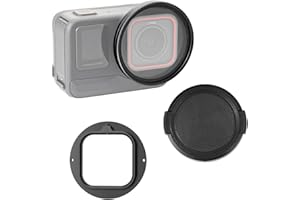 PULUZ 52mm UV Lens Filter Adapter Ring Lens Cover kit for Insta360 Ace Pro, Camera Lens Cover Accessories for insta360 Ace Pro