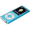 Yctze MP3/MP4 Player, Portable Music Player with Earphone, 1.8 inch HD Screen, Support up to 64GB Memory Card, 8H Playing time, Super Light Metal Shell(Blue)