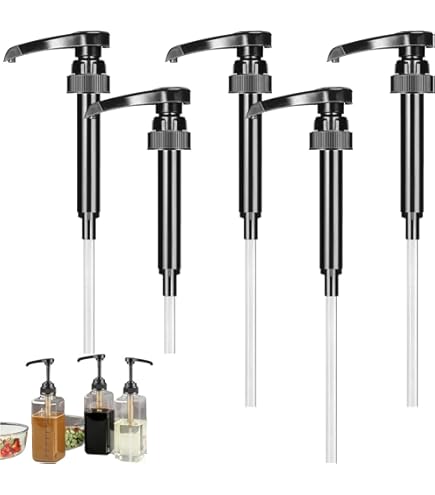 Universele doseerpomp, perfect voor shampoo en conditioner - past voor de meest populaire merkenflessen of navulbare flessen van 12 oz tot 36 oz met 28/410 nekmaat (pak van 2, wit/zwart Universele doseerpomp, perfect voor shampoo en conditioner - past voor de meest populaire merkenflessen of navulbare flessen van 12 oz tot 36 oz met 28/410 nekmaat (pak van 2, wit/zwart