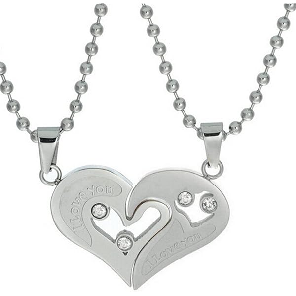 Collana Mamma E Figlia Con Cuore Inciso | Acciaio Inox Regolabile | Regalo Festa Della Mamma - Foto 5