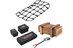 KLOP256 RC Auto Simulation Gepäckkoffer 4WD RC Auto Schaufel Dekorative Rock Crawler für TRX4