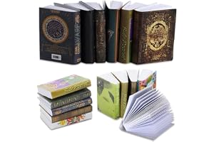 Kan öppnas 50 stycken Miniatyrtillbehör Böcker, Dockhus böcker, dekoration, bokleksak. Lämplig för vardagsrum, bibliotek och
