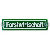 2er Set Saugnapfschilder 'Jagdbetrieb' – Acryl-Schilder 5x20 Cm Für Die Windschutzscheibe