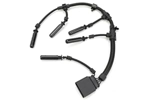 MERAUTOP SJ Wiring Harness Glow Plug Connector Glow Plug Replacement for VW Transporter 2003-2010 2.0 TDI 2.5 TDI Car Accessories Part# 070971277B