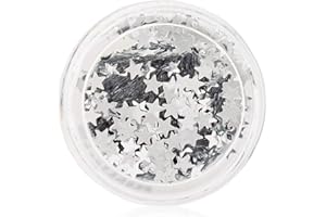 STARGAZER Cosmetic Glitter Stars for use on the face - Silver