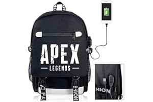 FEIDIAO Apex legends Backpack Travel Bag Apex Unisex Student Laptop School Shoulder Bag With USB charging port