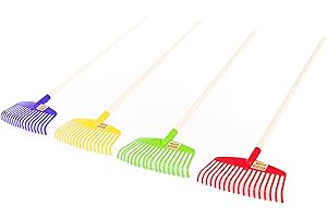 Wader Quality Toys 41067 Rechen mit Holzstiel (Nr.16)