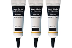 ELINRAT Graisse silicone pour joints toriques - Graisse alimentaire - Graisse silicone piscine - Graisse robinet silicone imperméable pour plombiers | sceau pour jouets et lampes poche 10 g