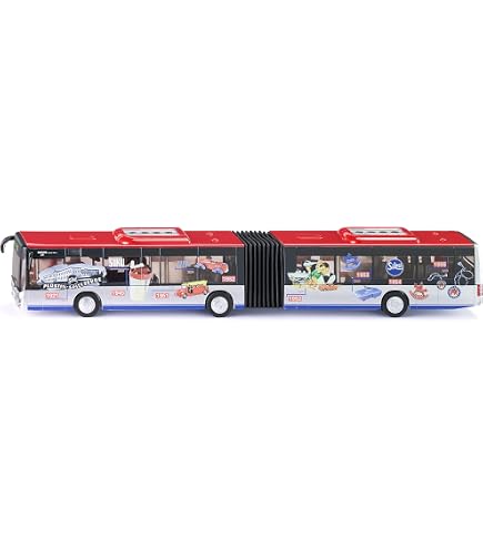 Siku 1617001 Autobus Articulé à Soufflet RATP - Jouet Métal Robuste Pour Enfants