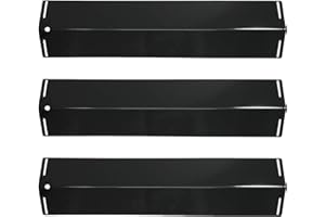 LOKHING 92151 (3-Pack) BBQ Spares Gas Grill Replacement Parts Porcelain Steel BBQ Heat Plates Gas Grill Heat Shields Tent for Charbroil, Grillware, Grill Chef, Uniflame and Others Models Gas Grill