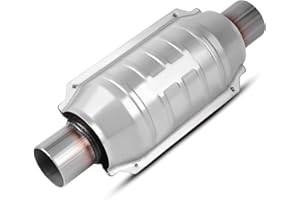 AUTOSAVER88 ATCC0016 2" Inlet/Outlet Universal Catalytic Converter with Heat Shield (EPA Compliant)