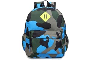 Estwell Boys Girls Backpack Primary Student School Bag Children Camouflage Shoulder Rucksack Travel Sports Daypack