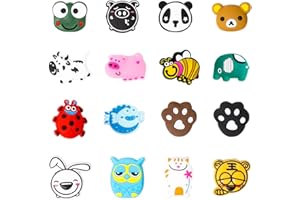 UTMACH Amortyzator rakiety tenisowej 16 sztuk antywibracyjny tenis zwierzę rakieta do badmintona silikonowe amortyzatory rakieta tenisowa akcesoria do badmintona rakieta do squasha