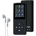 COVVY Slim Music Player 8 GB Portable Lossless Sound 70 Hours Screen MP3 Player Support up to 64 GB (Black)