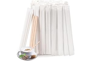 COZEVDNT Wooden Coffee Stir Sticks, 200pcs Coffee Stir Sticks, Individually Wrapped Wood Coffee Stir Sticks for Coffee, Tea, Milk, Juice, DIY Crafts, Eco Friendly(14CM)