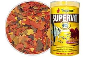 Tropical Supervit Premium huvudfoder, flingfoder för alla prydnadsfiskar, 1-pack (1 x 1 l)