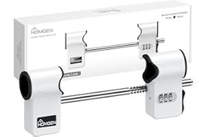 HOMGEN Patio Door Security Lock Professional French Patio Door Lock 2 Handle French Door Security Lock High Security Courtyard Door Safety Lock Antitheft Patio Door Lock Deadlock Perfect for Home etc