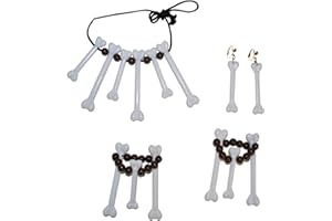GUIRMA ESPA Set Bijoux cannibales - Blanc - Taille Unique