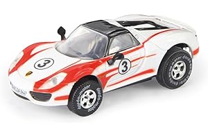 Darda Auto da Corsa Porsche 918 Spyder, Colore Bianco/Rosso, 50344