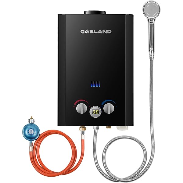 GASLAND BE264B 10L Gas Water Heater, Outdoor Tankless Hot Shower System  with Digital Display, Instant LPG Water Boiler for Campervan Shower Road  Trip Hot Tap Lpg Shower : Amazon.co.uk: Home u0026 Kitchen