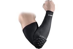 EULANT Ochraniacze na Lokcie Bramkarza z Grubymi Gąbkami, Rękaw na Ramię Strzelca, Ochraniacze Lokci do Koszykówki Piłki Nożnej Siatkówki