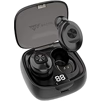 WeCool Moonwalk M1 in Ear Bluetooth Earphones with Mic 12 Hrs Playtime with case Ergonomic Sweatproof Earbuds with Voice…