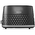 Morphy Richards Hive 2 Slice Toaster, Variable Browning, Removable Crumb Tray, Cancel, Defrost, Reheat, Anti-jam feature, Gloss Finish, 850W, Black, 220031
