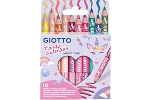 GIOTTO Magic Duo Candy Collection 10 pastelli Bicolore