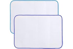 SLAXJNE 2 Paños Protectores para Planchar, Tela De Malla, Paños para Planchar, Paños para Planchar, Paños para Planchar, Apliques, Paños Protectores De Malla