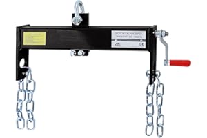 ‎CARPARTS-ONLINE 1800kg Profi Motor Balancierer Positionierer für Werkstatt Hebekran Schwarz