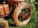 Produktbild Schöner Traktor 50 x 32 groß, Korb, Körbe, Korbgeflecht, Rattan, Weidenkörbe, Weidenkorb, Pflanzkorb, Blumentöpfe, Holzschubkarre, Pflanztrog, Pflanzgefäß, Pflanzschale, Blumentopf, Pflanzkasten, Übertopf, Übertöpfe , Pflanztrog, Pflanztopf mit Holz - Deko, Blumentopf, NATUR HELL ideal für Holzhäuser Fertighäuser und Eingänge Pflanzgefäß, Pflanztöpfe Pflanzkübel