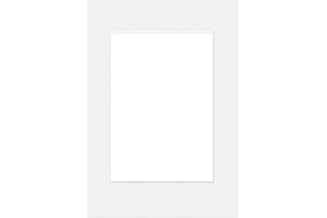 ‎DEHA DESIGN DEHA Design Passepartout Karton 42x59,4 cm (DIN A2) für Bilder im Format 29,7x42 cm (DIN A3), Hellweiß