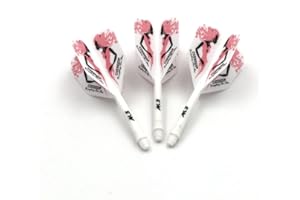 CUESOUL ROST Integrated Dart Shaft and Flights,big wing shape,Set of 3