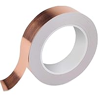 Vegena Kupferband Kupferfolienband 30M x 30mm, Kupferfolie Kupferband EMI Abschirmband Hohe Temperatur Hitzebeständig…