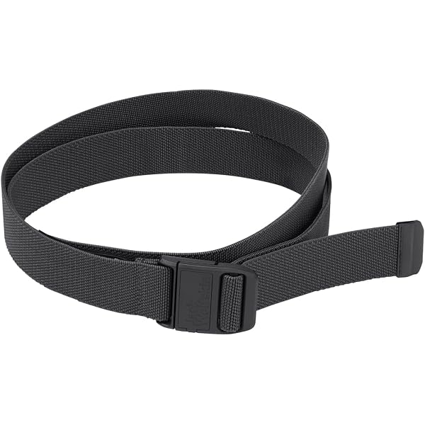 Tatonka Stretch Belt – 32mm Wide Elastic Belt With Metal Hook Closure – Adjustable, 125cm Long – Ideal For Travel