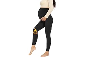 AMIYOYO Maternity Leggings Over Bump High Waisted Stretchy Belly Support Pregnancy Pants Women Yoga Workout Trousers