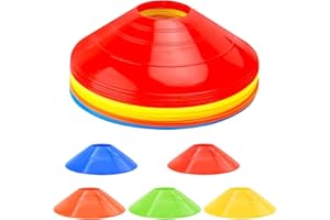 BAMBOOPACK 20 disques de Football agiles Sportif Football Formation de Football palettes d'obstacles pour l'entraînement Sportif