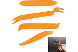 ‎MEETTIKEY MEETTIKEY 4-Teiliges Auto demontage Werkzeug, Plastik hebelwerkzeug Auto, Auto-InnentüRverkleidungs-Reparatursatz, Kunststoffwerkzeug FüR Autoradio-Audio-Armaturenbrett