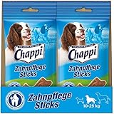 Chappi Zahnpflege Sticks für mittelgroße Hunde, 10 Packungen je 7 Stück (10 x 175 g)