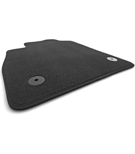 MOTOS Alfombrillas Coche De Velours Premium Adecuado Para Ford Fiesta VI 2008-2012 Fijaciones Ovaladas - Premium, Matt, Azul - Experimenta Un Nuevo Confort De Conducción Con Un Juego De Alfombra De Co