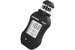 GOYERRNES Anemómetro digital GR-876 Medidor portátil de la velocidad del viento 0,7~42m/s Anemómetro de bolsillo Medidor de la velocidad del aire con brújula Medidor de la velocidad del viento para medir