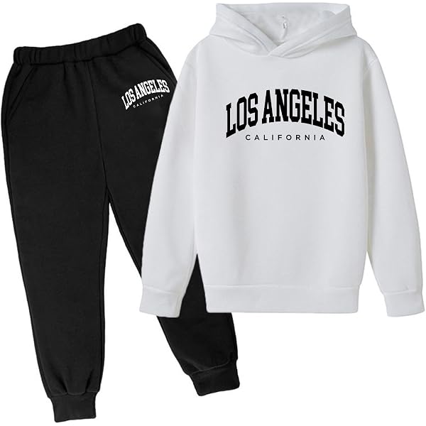 Ensemble Sweat + Pantalon Garçon 3-13 Ans – Hiver Unisexe Sport Casual - 12
