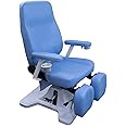 MEISHIDA Heavy-Duty Spa Chair Hydraulic, Adjustable Foot Rest, Reclining, Swivel Professional Manicure&Pedicure, Facial Bed Chair for Barber Spa Beauty Salon & Clinic Furniture (Blue)