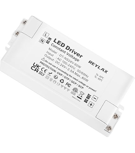 EMSea 4PCS Blocs Alimentation LED 8-24W - Transformateur Non Isolé 24-86V 280mA Pour Projecteurs Et Plafonniers