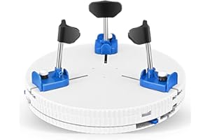 InLoveArts Modelage Argile Poterie, Outils de Coupe de Poterie Pince de Platine avec 3 Supports, Pince de Plaque Tournante en Poterie Pour la Fixation de la Céramique Outils de Poterie pour Débutants